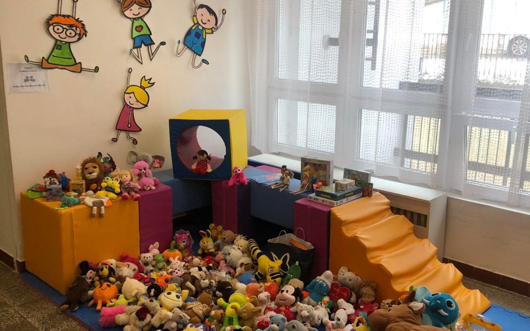 Zbierka hračiek pre ukrajinské deti